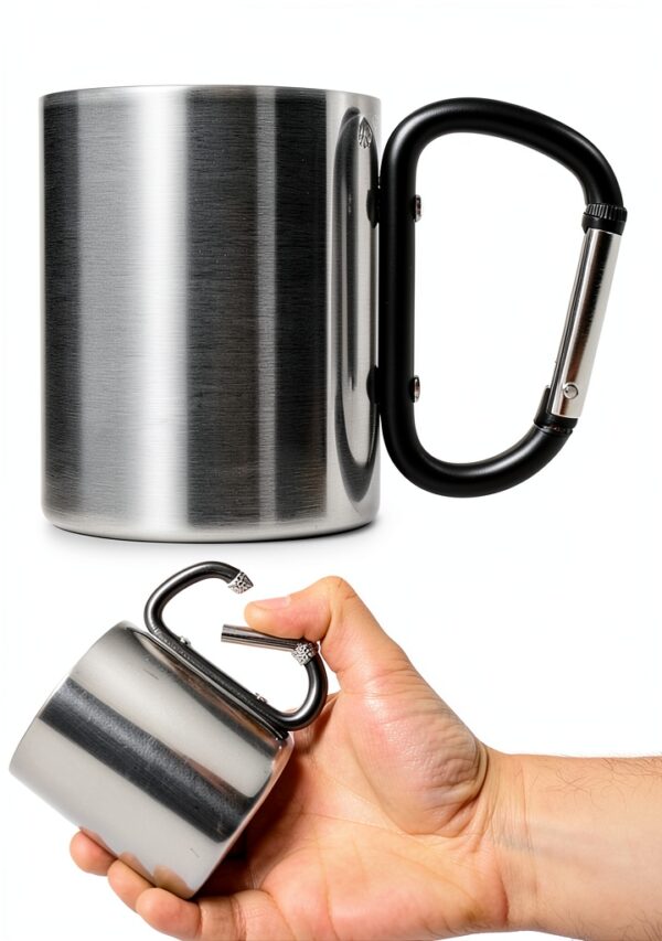 Tasse camping Outdoor Saxx acier inoxydable incassable-1