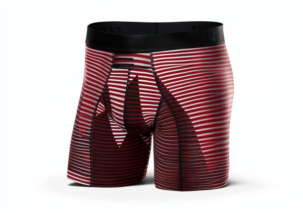 Caleçon SAXX léger sport adulte Optic Mountain Dark Brick-5