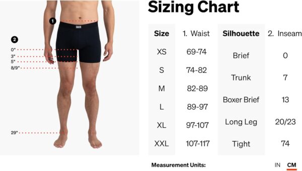 Boxer SAXX léger adulte noir taille XS confort sport-4