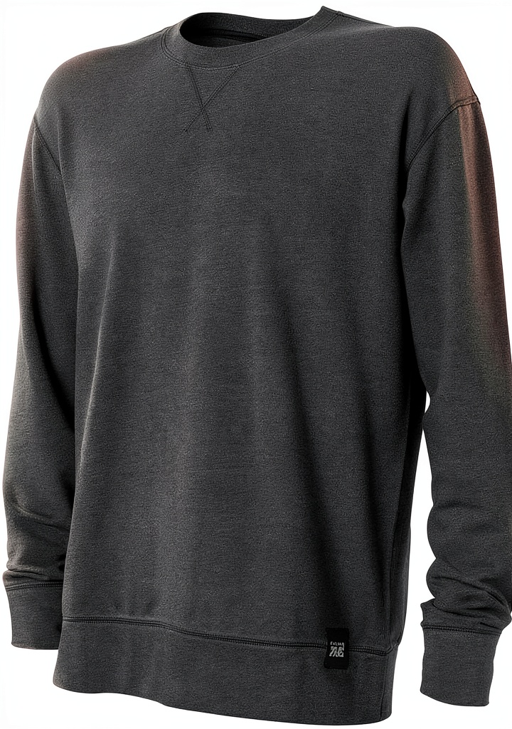 T-shirt manches longues SAXX noir porté par un homme en mouvement