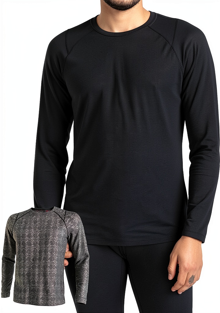 SAXX Quest Long Sleeve Base Layer porté lors d'une activité sportive