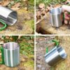 Outdoor Saxx Tasse Camping Acier Inoxydable Mousqueton-4