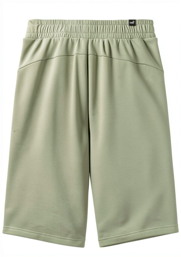 Short de sport Puma homme vert gris chiné confortable-2