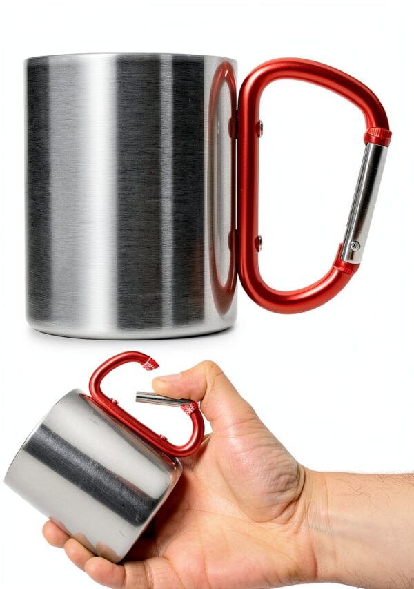 Outdoor Saxx tasse isotherme acier inoxydable mousqueton-3
