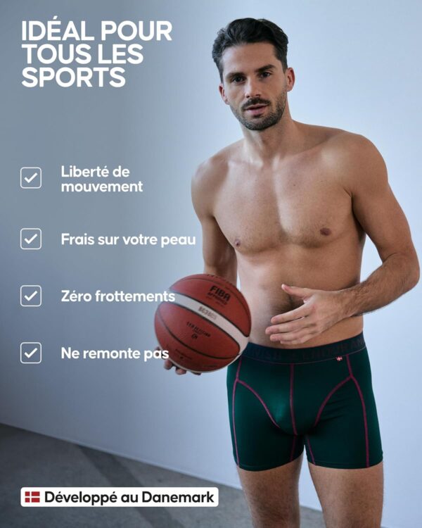 Caleçon sport DANISH ENDURANCE Homme extensible respirant-2