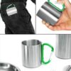 Outdoor Saxx Tasse Camping Acier Inoxydable Mousqueton-2