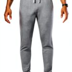 Pantalon détente SAXX Homme Gris Foncé Chiné Confort Doux-0