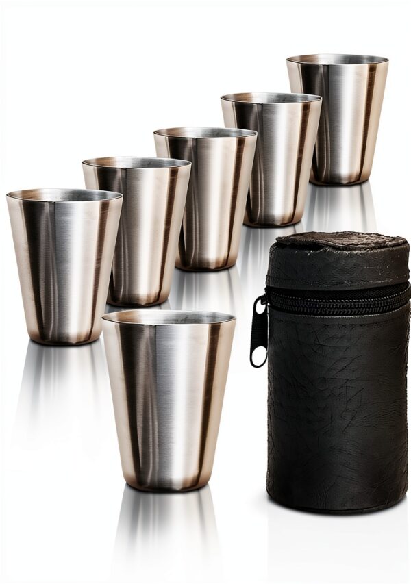 Gobelets alcool Outdoor Saxx acier inoxydable incassable-1