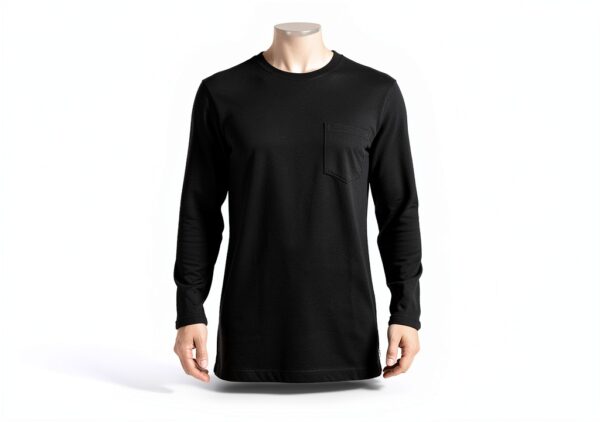 SAXX Chemise nuit homme modal coupe décontractée Noir-4