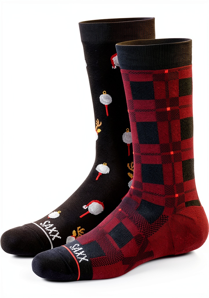 Chaussettes SAXX pour homme portées lors d'une activité sportive