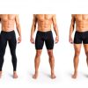 Caleçon SAXX Homme Élasthanne Léger Rayures Noires-2