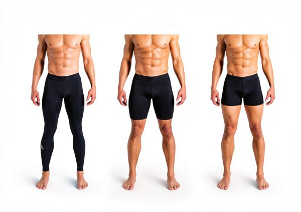 Caleçon SAXX Homme Élasthanne Léger Rayures Noires-2