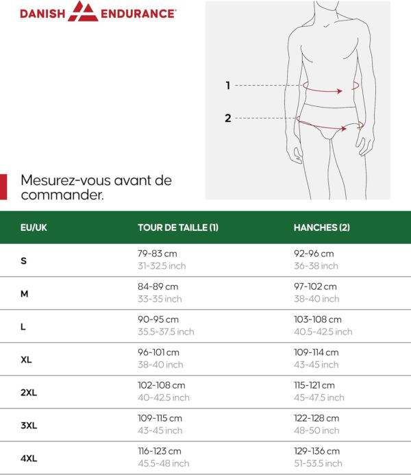 Caleçon sport homme DANISH ENDURANCE polyester extensible-5