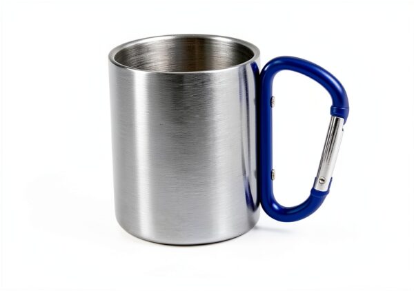 Tasse camping Outdoor Saxx acier inoxydable léger mousqueton-4