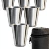 Gobelets alcool Outdoor Saxx acier inoxydable incassable-0