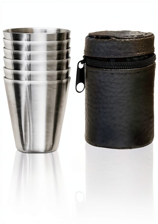 Gobelets alcool Outdoor Saxx acier inoxydable incassable-2