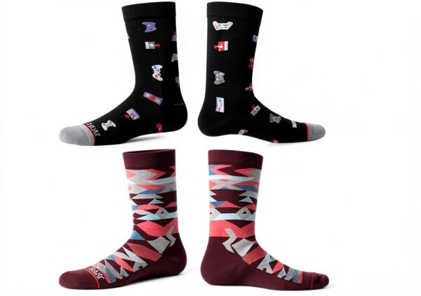 Chaussettes SAXX Homme Confort Respirantes Couleurs Rugby-2
