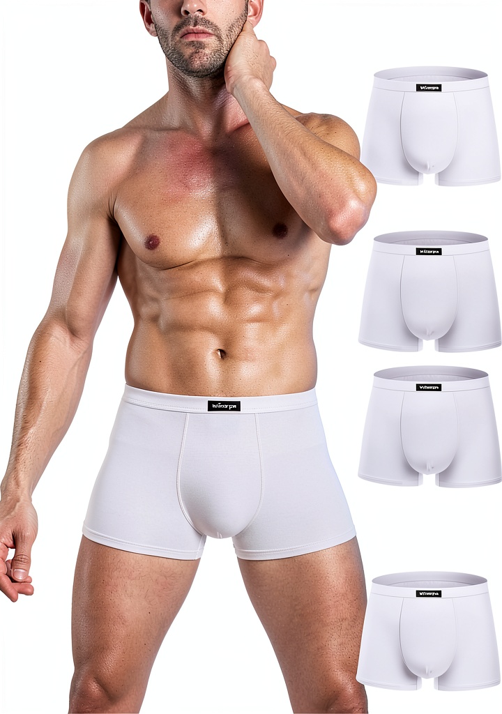 Boxers Wirarpa en microfibre montrant la coupe et les couleurs disponibles