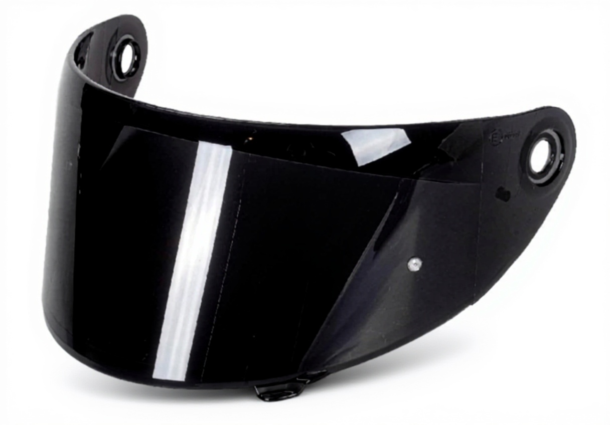 Visière DARKEN S-AXXIS MT-V-18C montée sur un casque de moto