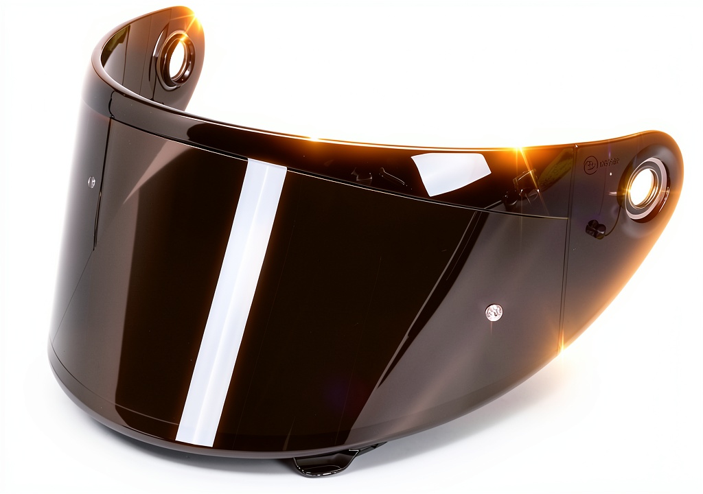Visière DARKEN S-AXXIS montée sur casque