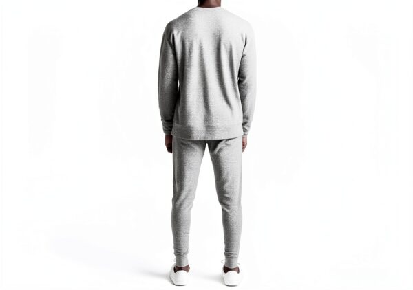 Pantalon SAXX 3Six Five Gris cendré chiné Homme-3