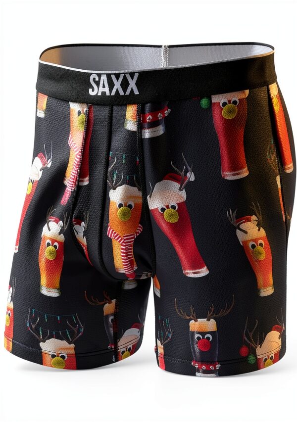 Sous-vêtements Saxx Reinbeer Noir S confort et design-0