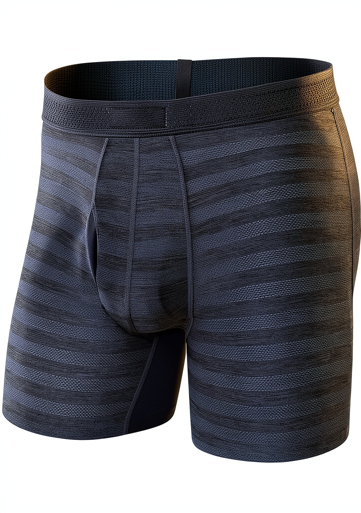 Sous-vêtements SAXX Dark Denim Heather montrant la coupe ajustée