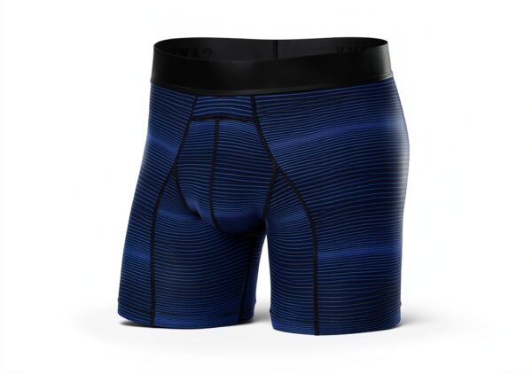 Sous-vêtements SAXX Boxer XXL Rayures Variegated Bleu-4