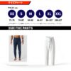 Pantalon SAXX 3Six Five Gris cendré chiné Homme-4