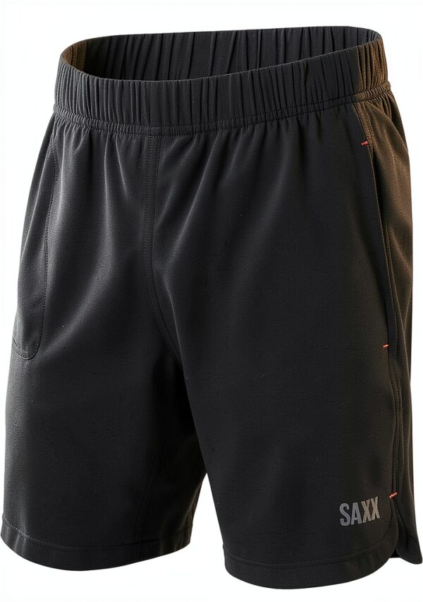 Short sport SAXX homme polyester élasthanne noir XXL-0