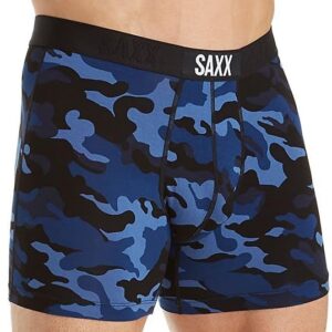 Saxx Boxer Vibe Homme Noir Bleu Confort Sport-0