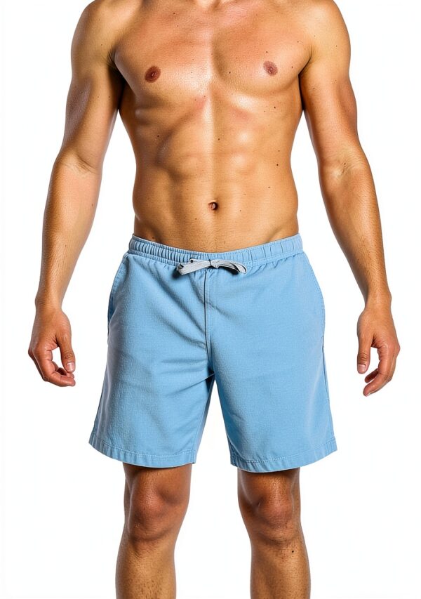 Boxer homme stretch cordon de serrage bleu hawaïen taille M-1