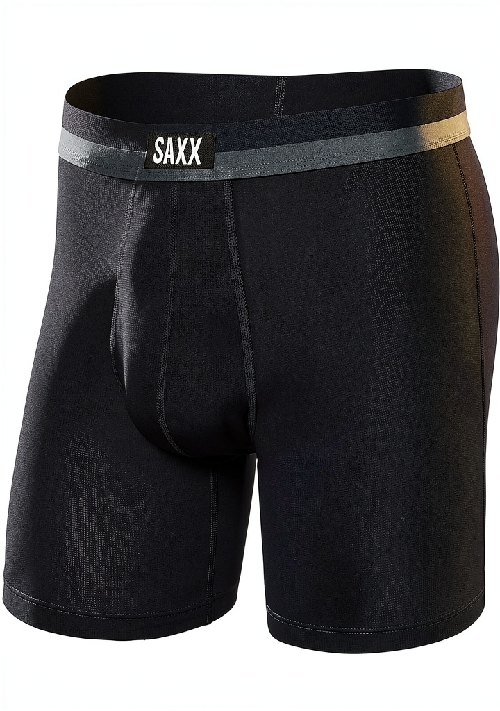 Boxer SAXX en couleur Maritime porté lors d'une activité sportive