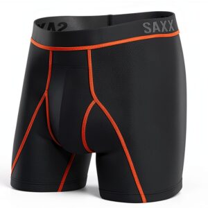 Saxx Boxer Homme Modèle SXBB30F Noir Vermillon Taille M-0