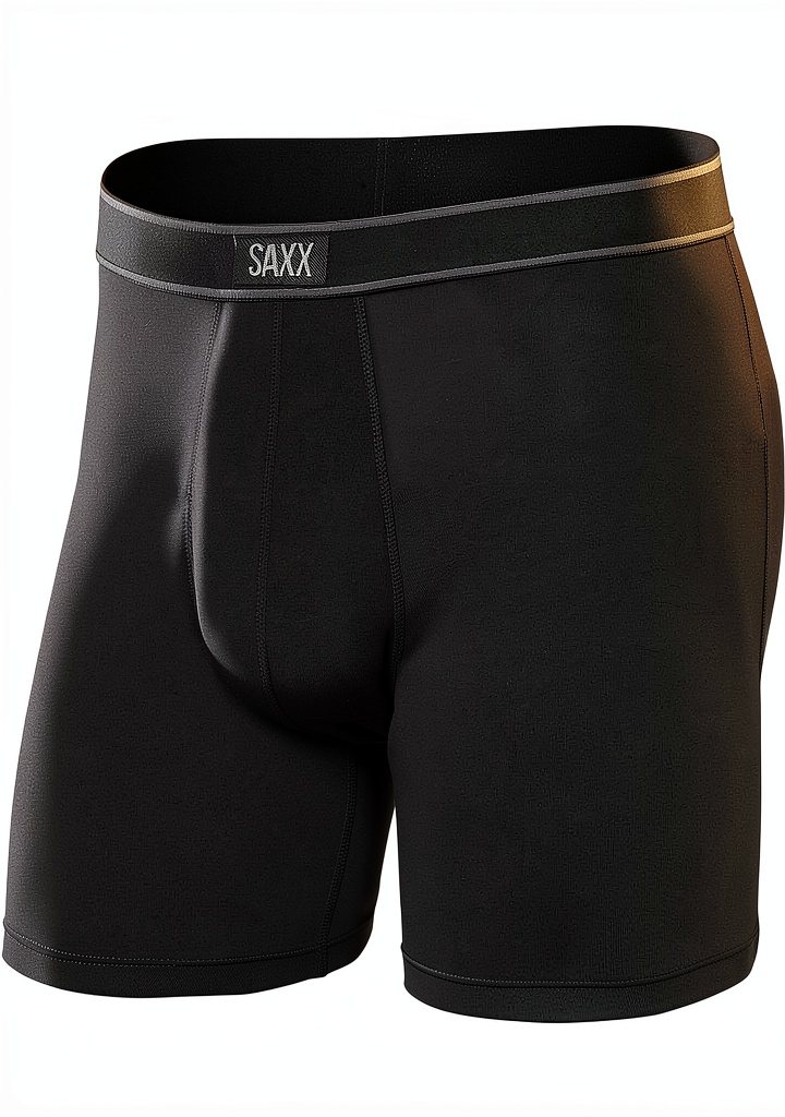 Homme portant le boxer Daytrip de SAXX en plein entraînement