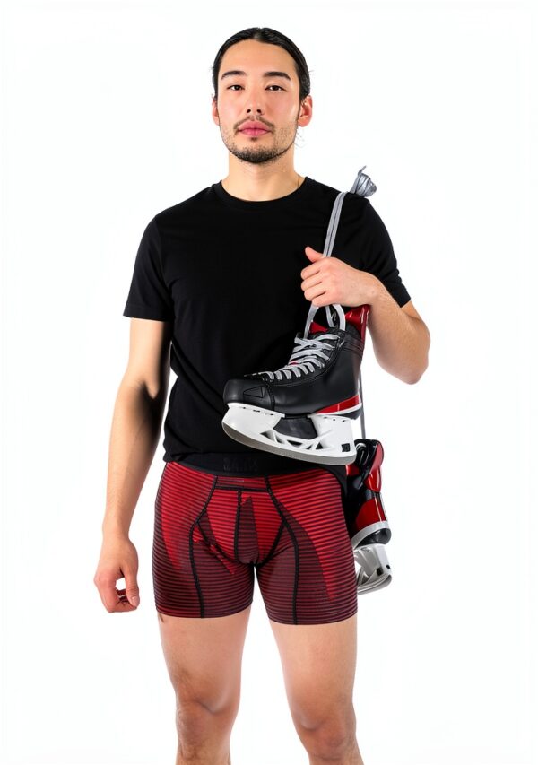 Boxer Saxx Kinetic Mesh Homme couleur brique 28-2