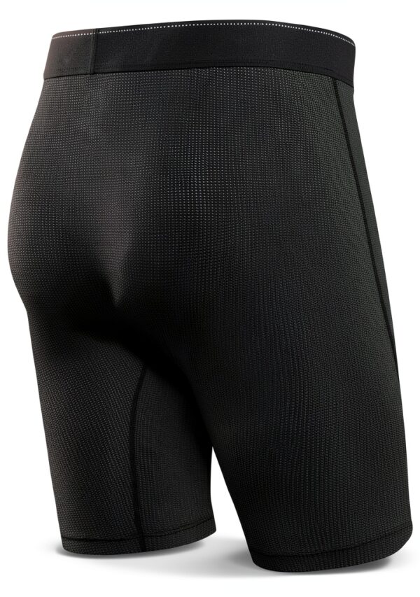 Boxer Homme Noir II coupe ajustée nylon-1