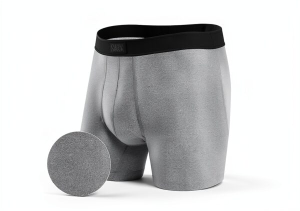 Boxer Saxx Daytripper Noir Gris Chiné Homme-5