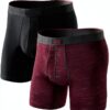 SAXX Vibe Xtra Boxer Homme Pack 2 Spacedye Stripe Noir Slim Fit-0
