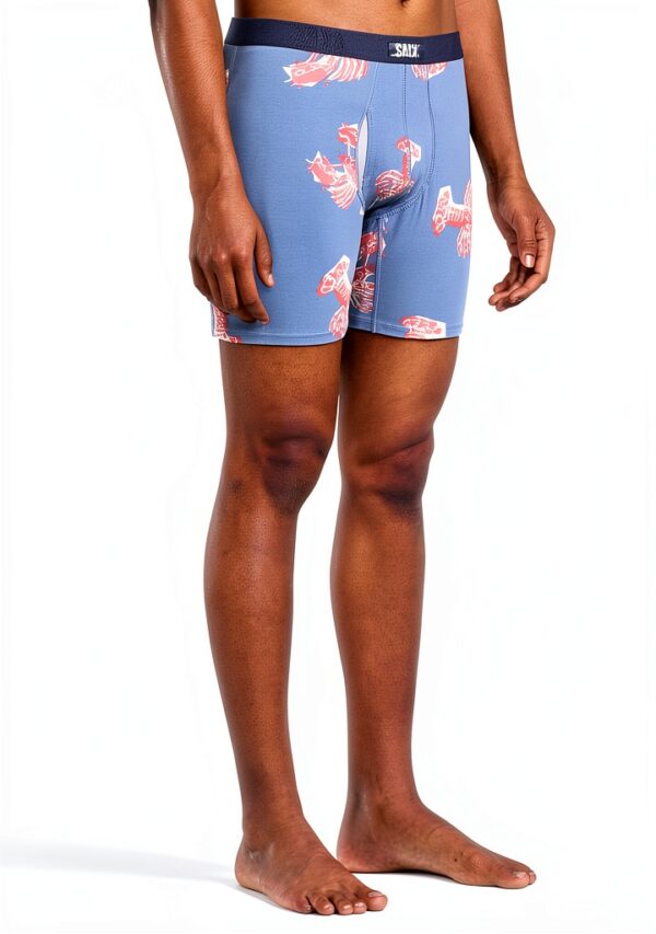Homard Ébullition Bleu Marée Boxers homme Saxx Underwear Co.-1