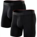 Boxer SAXX Vibe Xtra Homme Noir Taille L Doux Coupe Slim Fit BallPark-0