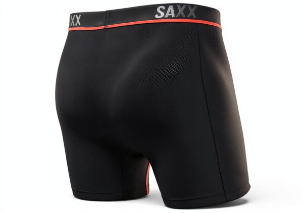 Saxx Boxer Homme Modèle SXBB30F Noir Vermillon Taille M-2