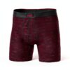 SAXX Vibe Xtra Boxer Homme Pack 2 Spacedye Stripe Noir Slim Fit-3
