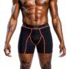 Saxx Boxer Homme Modèle SXBB30F Noir Vermillon Taille M-3