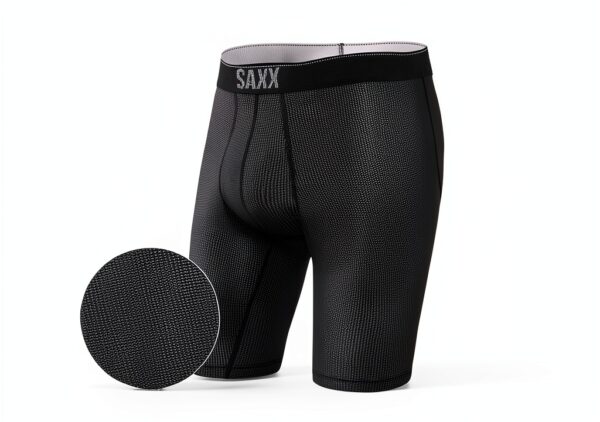 Boxer Homme Noir II coupe ajustée nylon-5