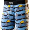 Boxer homme SAXX Vibe 2PK - Bleu Lazy River ou Noir, tailles S/M-0