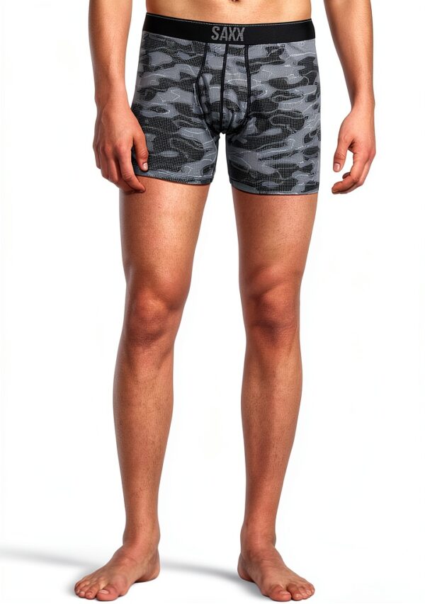 Boxer Quest Quick Dry Mesh Saxx Bleu Marine Taille M-0