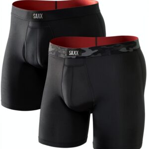 Boxer SAXX Underwear Homme Camo Noir – Modèle SXPP2MS-FTB-0