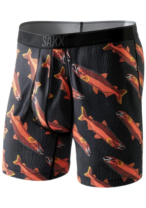 Saxx Boxer Quest Quick Dry Mesh Homme – Coupe Ajustée, BallPark, Bleu-0