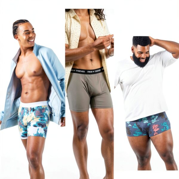 Boxer homme Smile Spark modèle 100639 couleur Pluie Diagonale taille M-3